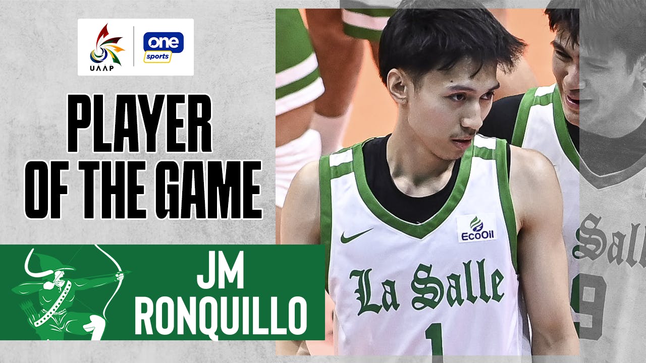 UAAP Player of the Game Highlights: JM Ronquillo secures DLSU kill of Adamson